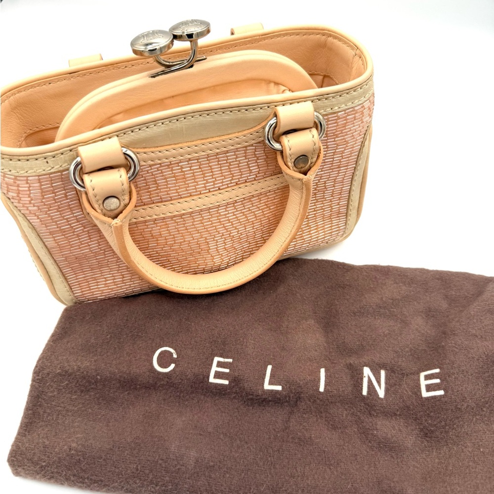 Celine Pink Beaded Micro Boogie Bag - Picture 15 of 16